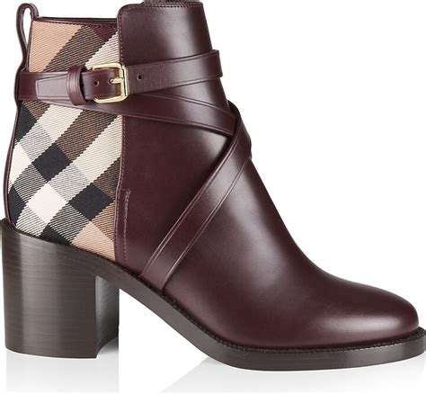 pryle burberry boots|Burberry New Pryle House Check & Leather Ankle Boots.